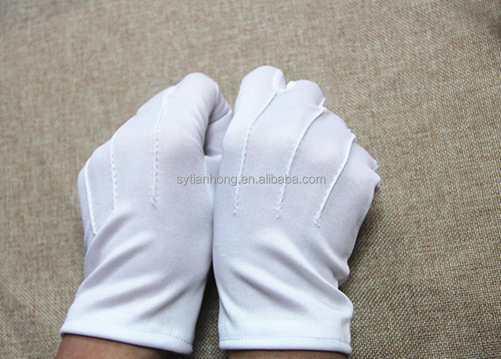 ウェイターの女性のスパンデックスバンド手袋インスペクタ仕入れ・メーカー・工場