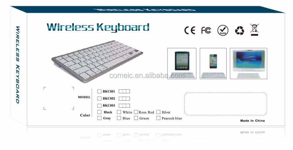 Teclado Inalambrico Bluetooth BK3001 –