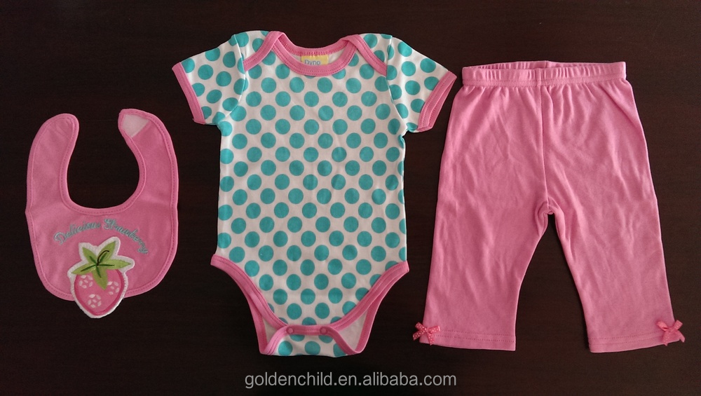 の女の子の赤ちゃんの服2015セット-- bibclothespants仕入れ・メーカー・工場