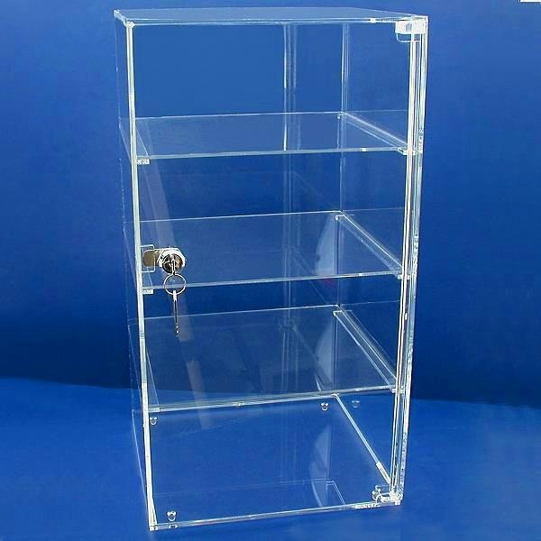 Desktop Acrylic Display Case With Lock Locking Acrylic Display