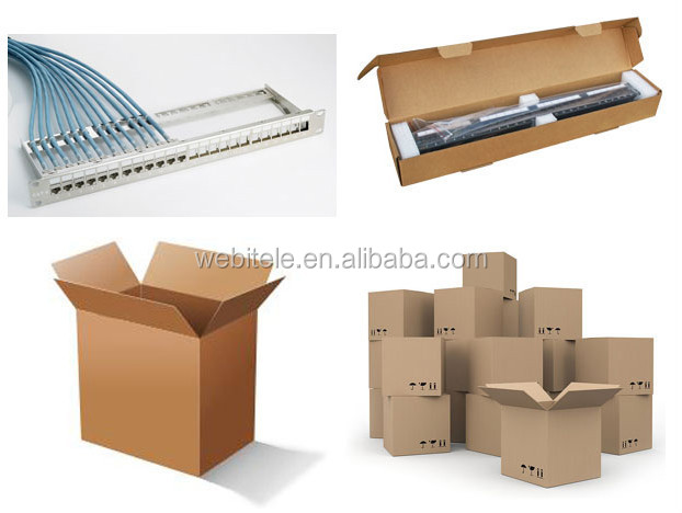 24ポートstpパッチパネル、 19インチ、 cat5e/cat6/cat6aパッチパネル、 クローネidc問屋・仕入れ・卸・卸売り