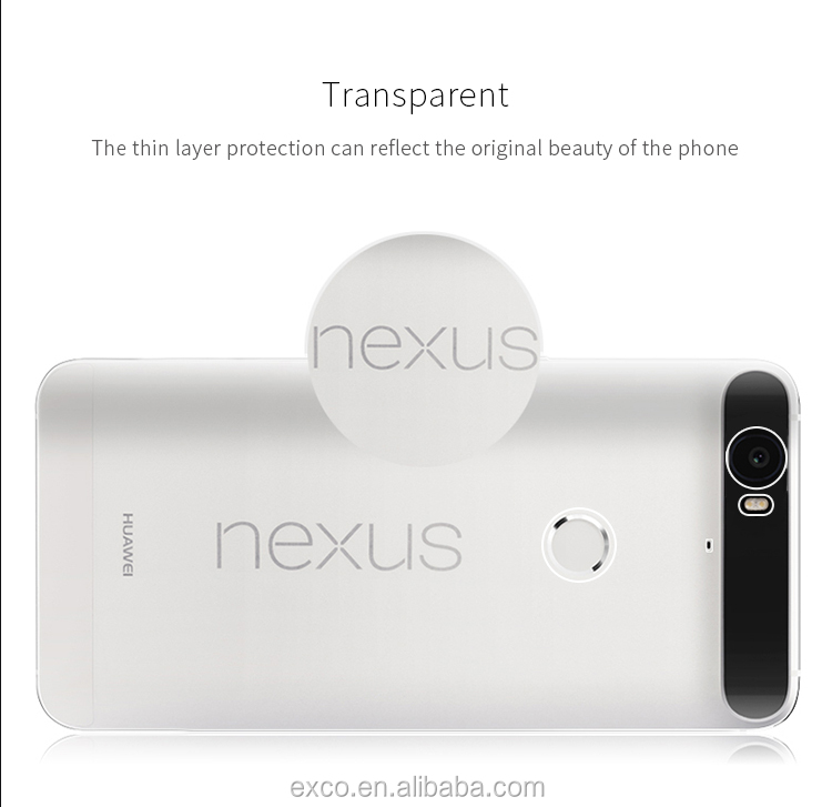 Exco最新超薄型0.3mm明確な透明なダストプラグ付き携帯電話ケースのためのhtcネクサス6p/6pグーグルネクサス仕入れ・メーカー・工場