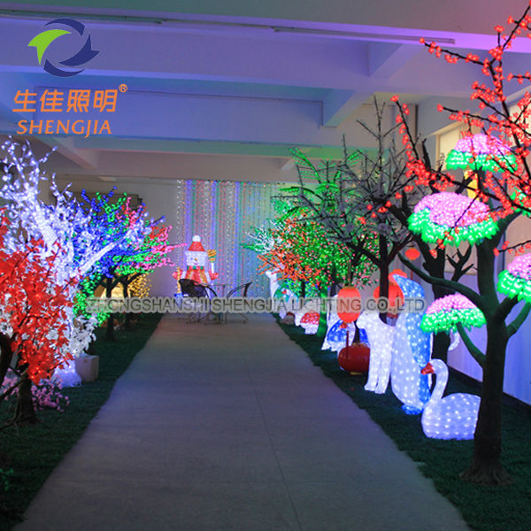 Can choose color indoor mushroom christmas tree wreaths