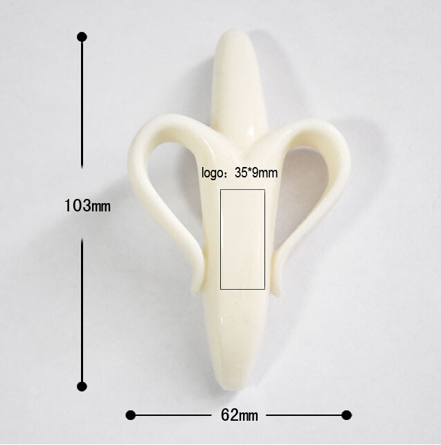 新しいfdaの承認2014年白バナナ形状シリコン赤ちゃんの歯ブラシ問屋・仕入れ・卸・卸売り