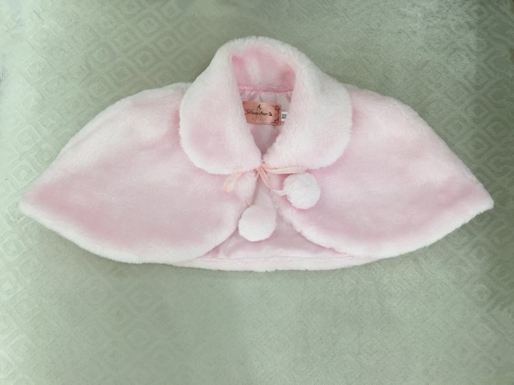 熱い販売在庫毛皮岬用子供フラワーガールフェイク毛皮ラップを盗んでいき白ピンク子供冬のジャケットのため2-12年女の子仕入れ・メーカー・工場