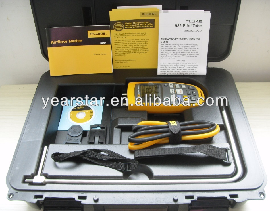 Fluke 922 Kit Airflow Meter Micromanometer Buy Fluke 922 Kit Airflow
