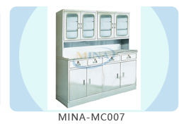 ミナ- mc006ステンレス鋼貯蔵器医療用ガラスキャビネット仕入れ・メーカー・工場