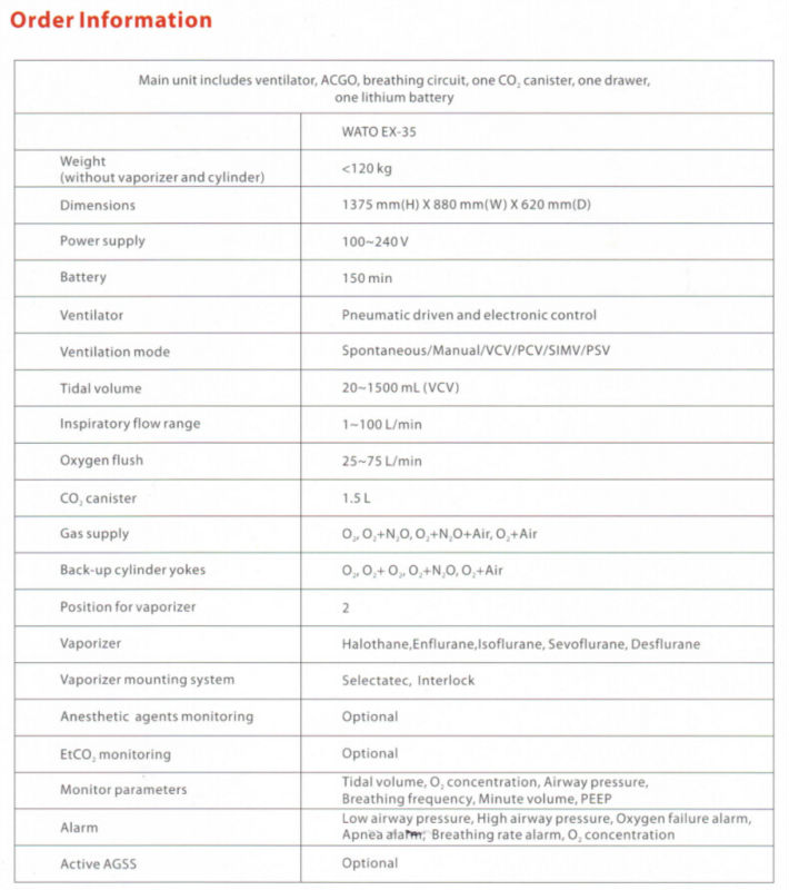 WATO EX-35 trolley general anesthesia machine問屋・仕入れ・卸・卸売り