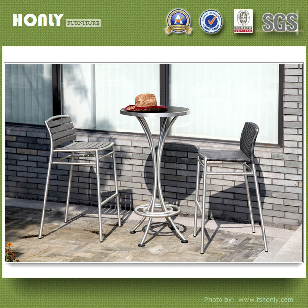 Stackable rattan commercial bar stool high chairs
