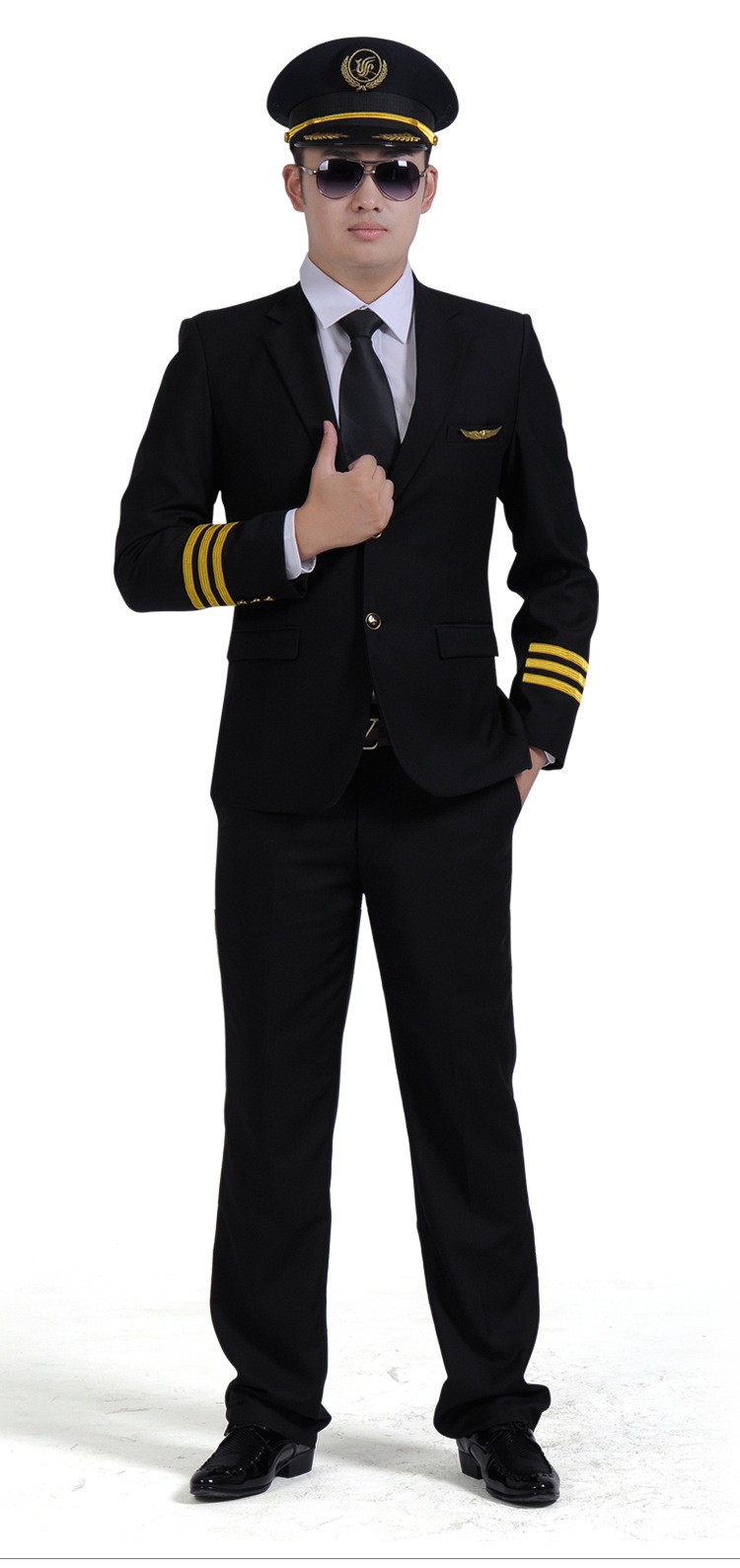 Juqianカスタム高品質スーツデザインユニセックスエアラインパイロット制服服aviatorjacket/ユニセックスパイロット制服スーツ仕入れ・メーカー・工場