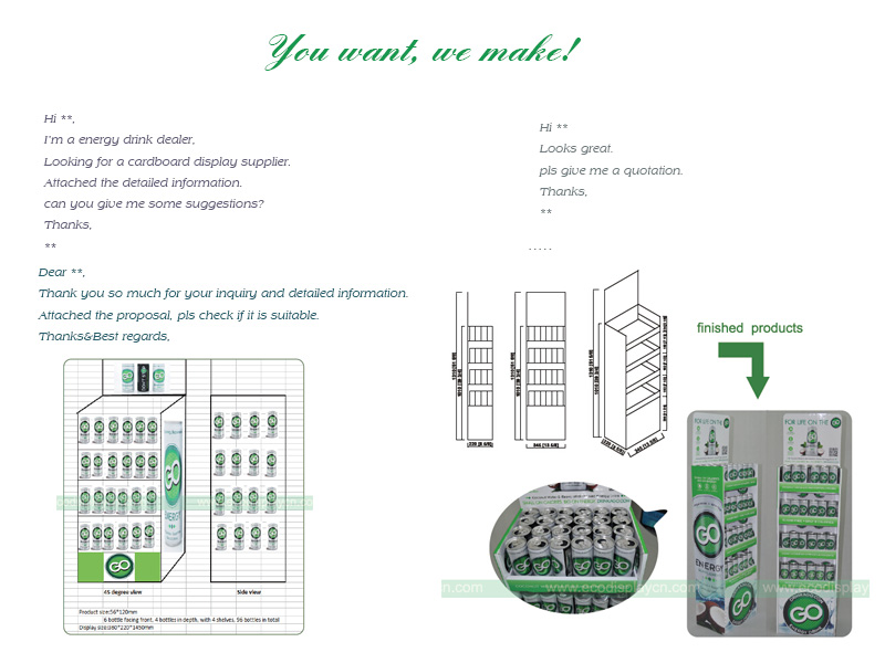 High Quality Cardboard Countertop Display for Lollipop Display