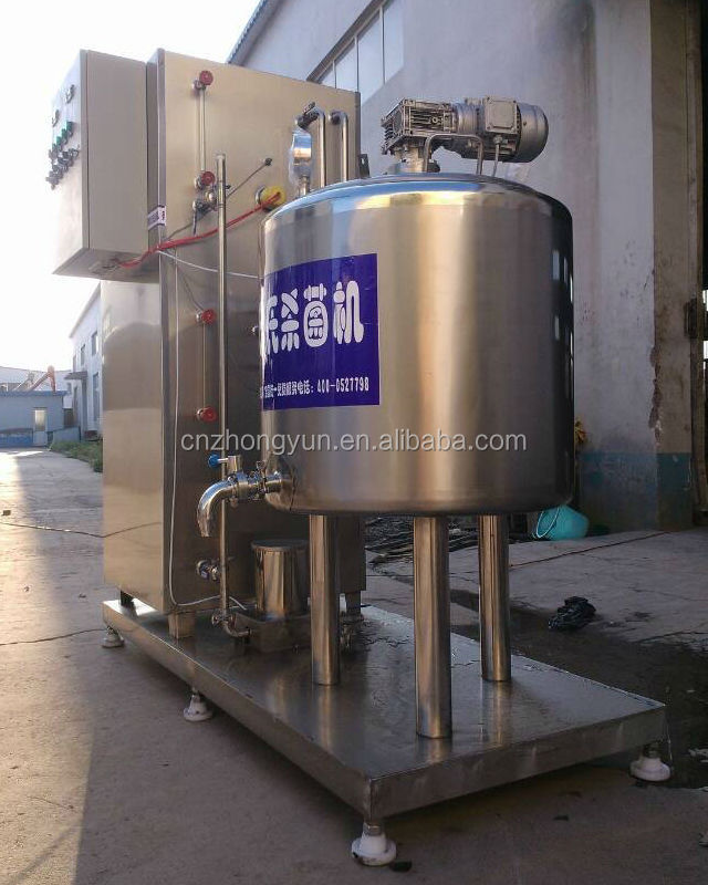 Milk pasteurization machine with Compressor cooling