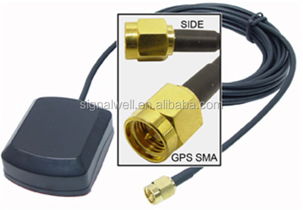 Signalwell28dbiアンテナ高利得1575.42mhzの外部gpsトラッカーgps車のパッチパッシブアンテナ車gpsのアンテナコネクタ仕入れ・メーカー・工場