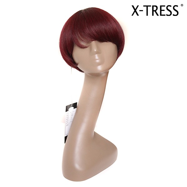 販売最新カスタムデザイン卸売のためのブラジルの毛のかつら短いワインレッドのシルクストレートカラー 問屋・仕入れ・卸・卸売り