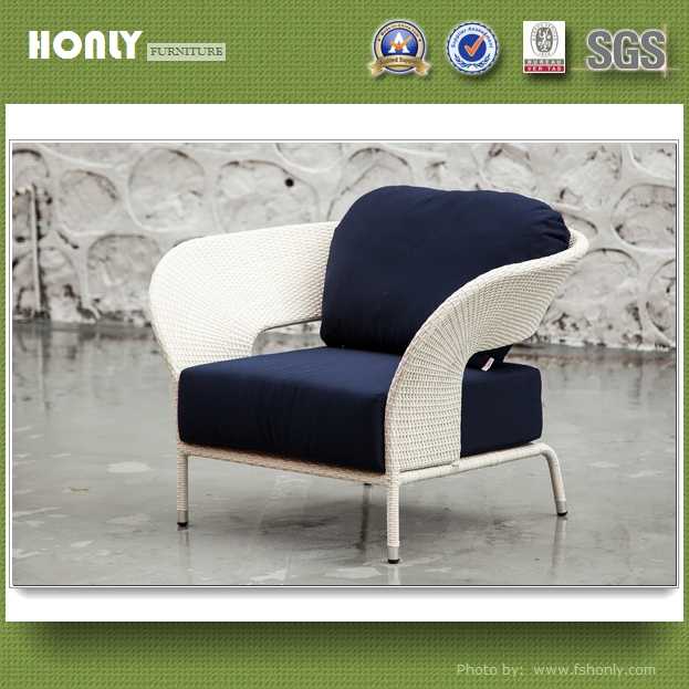 Modern dining arm chair white rattan arm chair patio restaurant