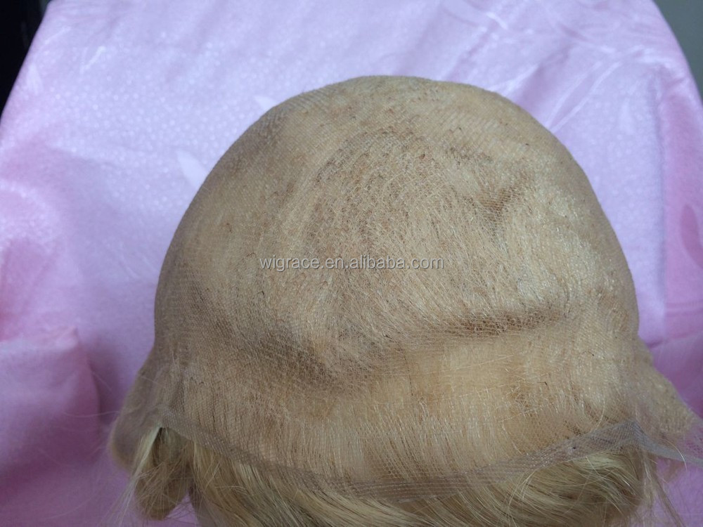エレガントな- かつら工場価格中国のバージンの毛613色フルキャップのサイズ男性の髪のかつら問屋・仕入れ・卸・卸売り