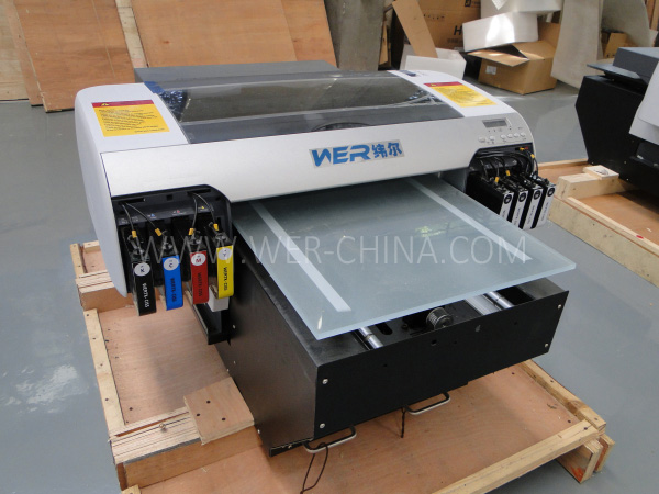 Wer- 中国a2デスクトップ用硬質材料の印刷uvフラットベッドデジタルプリンタ問屋・仕入れ・卸・卸売り
