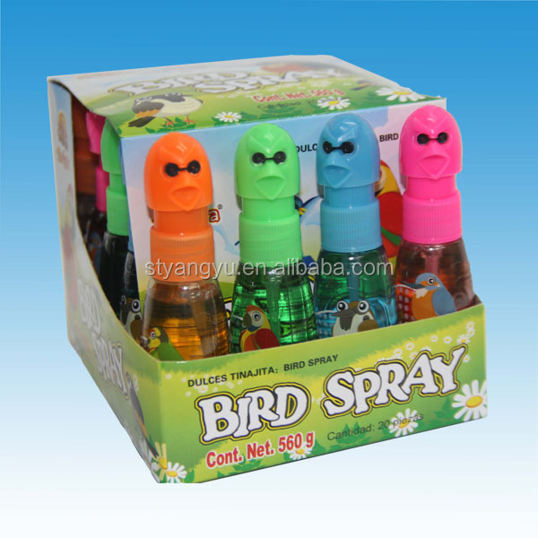 Bird Shape Sour and Sweet Spray Liquid Candy