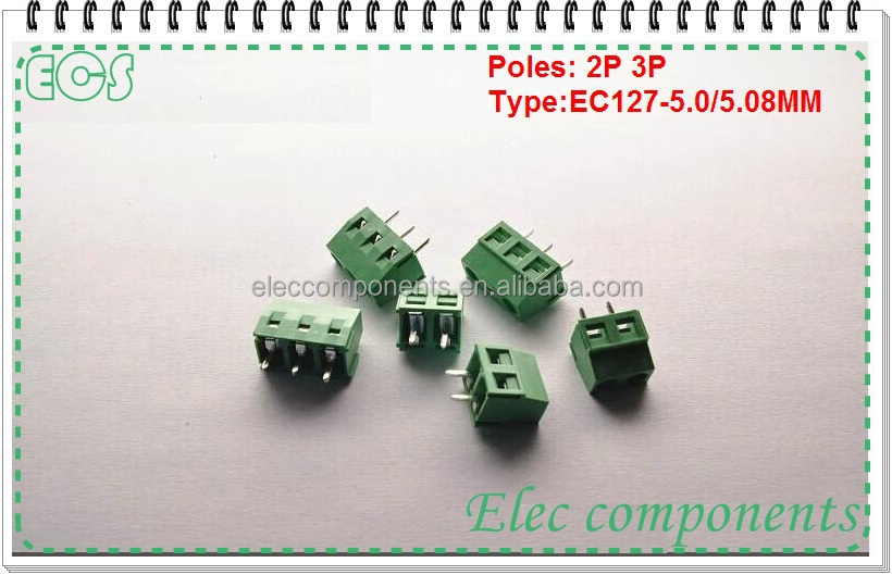 Ec127-2pec127-3pec1275. 08ミリメートルpcbねじ2pin/3pin5. 08ミリメートルストレートピンpcbねじ端子台コネクタ仕入れ・メーカー・工場