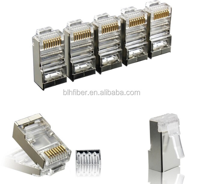Rj45 cat6非シールドクリスタルヘッドrj45コネクタrj45プラグネットワーク透明クリスタルヘッド仕入れ・メーカー・工場