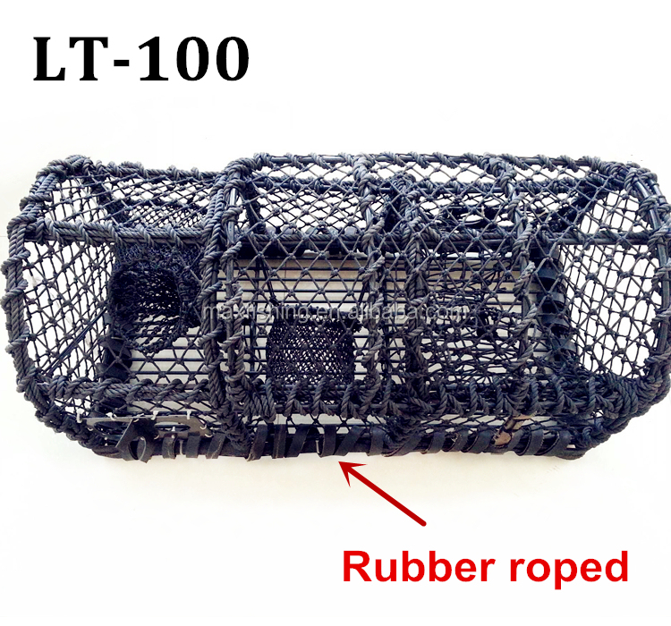 China Folding Wire Mesh Sea Spiny Cage Fish Trap Net for Lobster