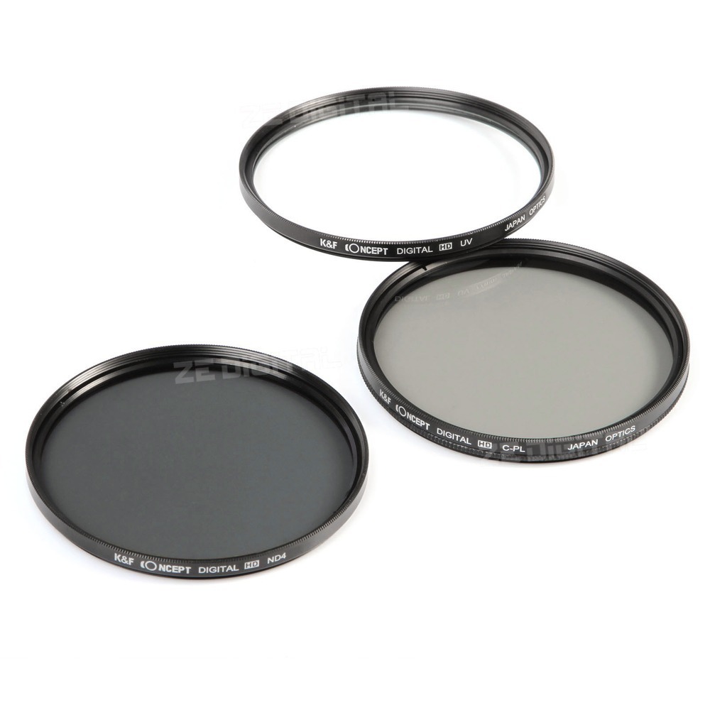 K&F Concept 77mm UV CPL ND4 Circular Polarizing Protector Lens Filter