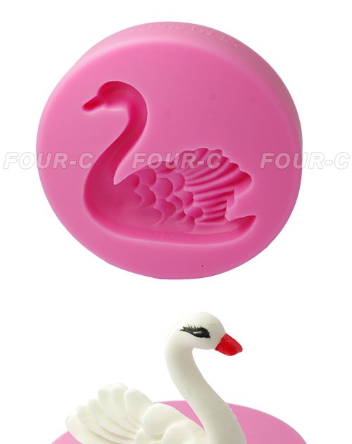 Chocolate swan silicone mould,cup cake mould,cup cake decoration