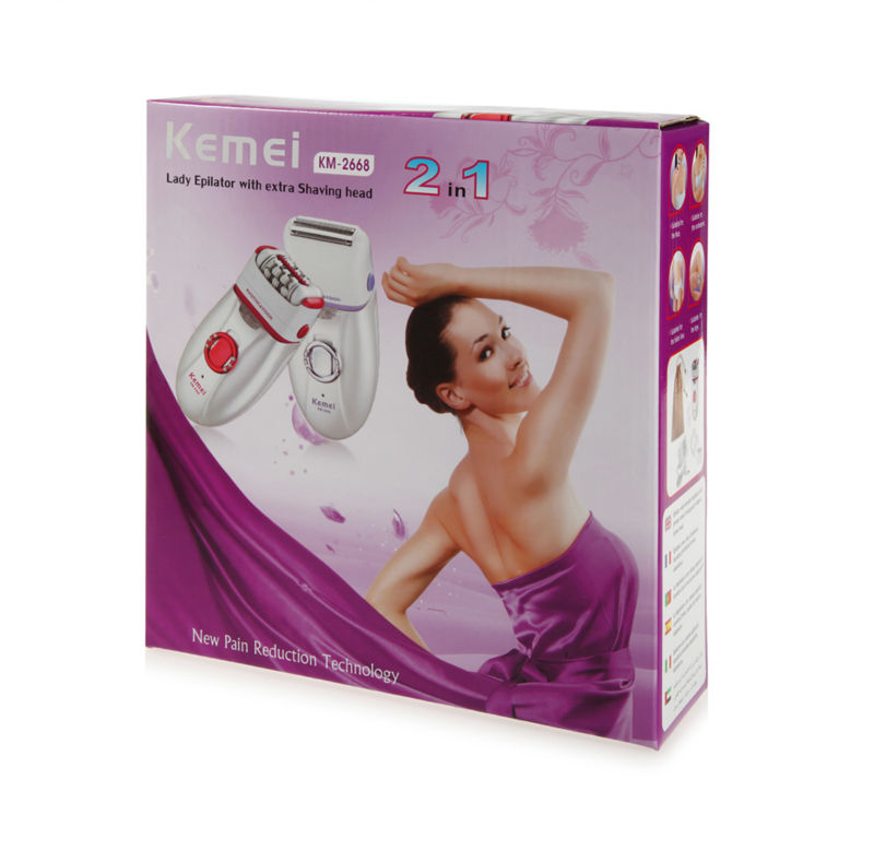 km2668 kemei 2 in 1 lady epilator shaver 問屋・仕入れ・卸・卸売り