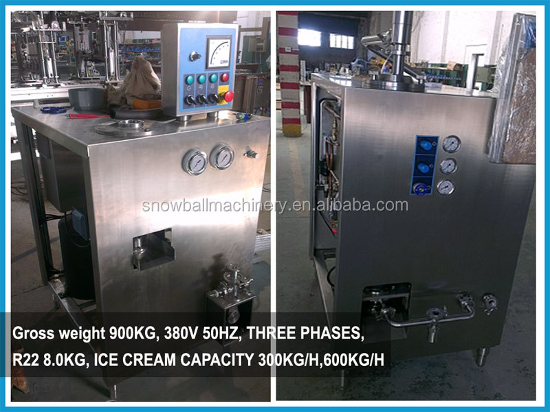 300L Ice Cream Mixing Machine, Ice Cream Pro Mix  Equipment-SNOWBALLMACHINERY, best industrial ice cream machines from China