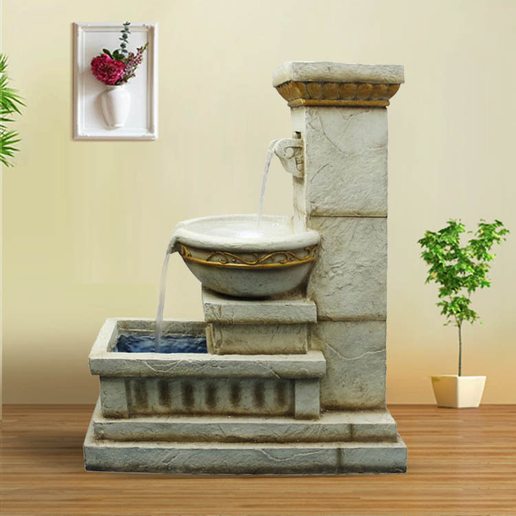 polyresin decorative water fountain for home stone garden polyresin decorative water fountain for home stone garden