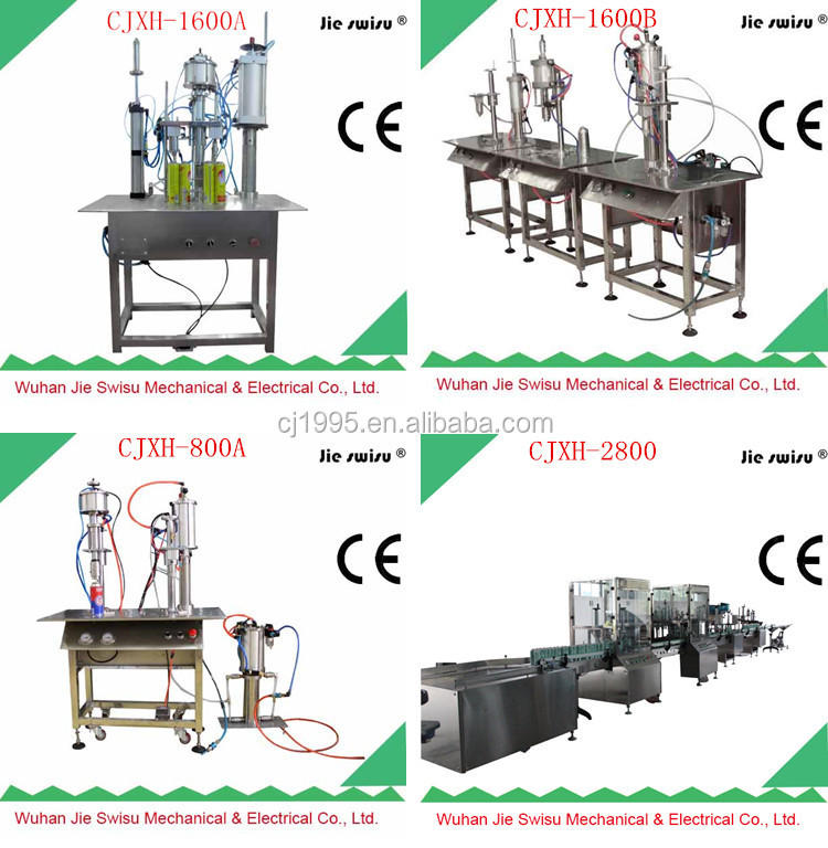 2015 Factory Sale Automatic Spray Paint Can Aerosol Filling Machine