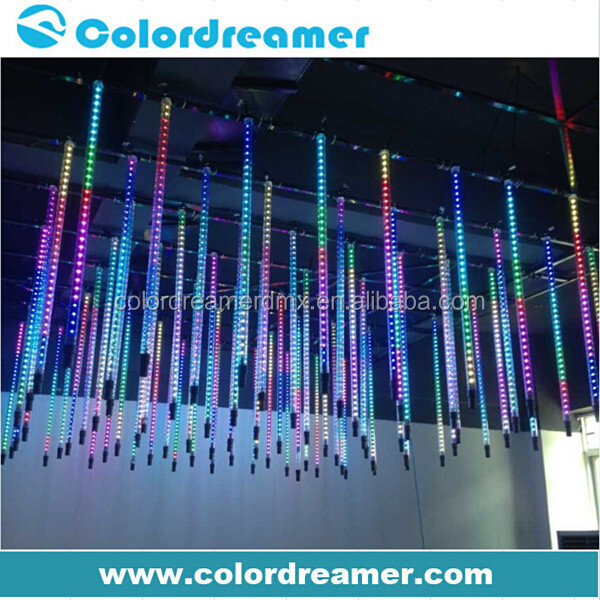 クラブmadrix音楽制御360度ピクセルrgb流星ビデオdmx 3d ledチューブ仕入れ・メーカー・工場