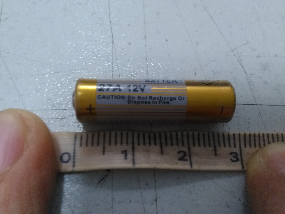 battery of T15 remote, transmitter, 12V27A