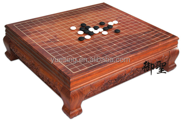 外出石セット( weiqiゲーム) とローズウッドアンティーク碁盤引き出し付きテーブル仕入れ・メーカー・工場