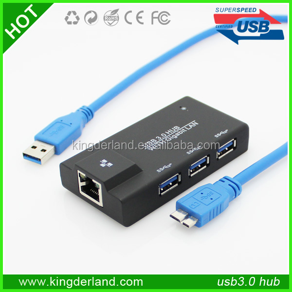 3ポートハブ付き1rj4510/100/1000ギガビットイーサネットlanネットワークアダプタを有線問屋・仕入れ・卸・卸売り