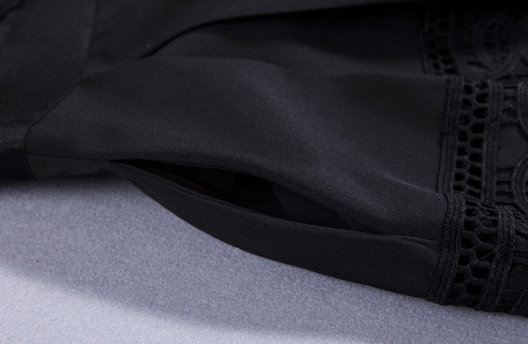 2016新しい黒刺繍カスタムメイドカジュアルドレススパゲッティストラップ夏パーティードレス仕入れ・メーカー・工場
