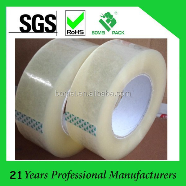 pressure sensitive bopp carton sealing adhesive tape