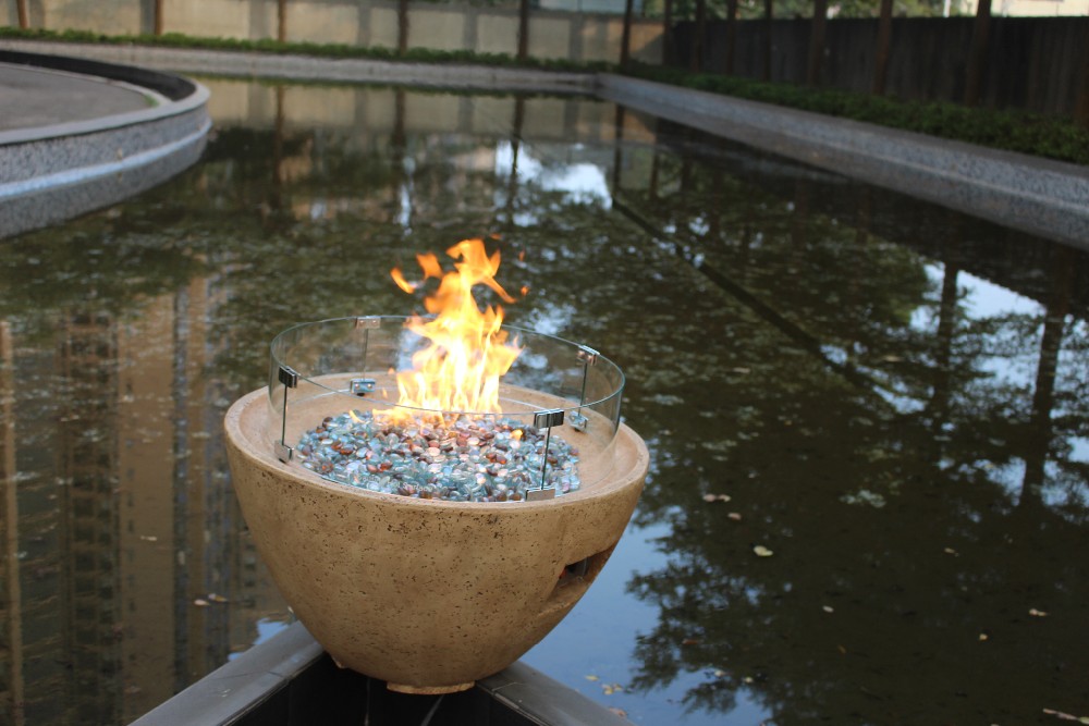 Round Gfrc Outdoor Gas Fire Pit Outdoor Fire Pits Buy Fire Pit