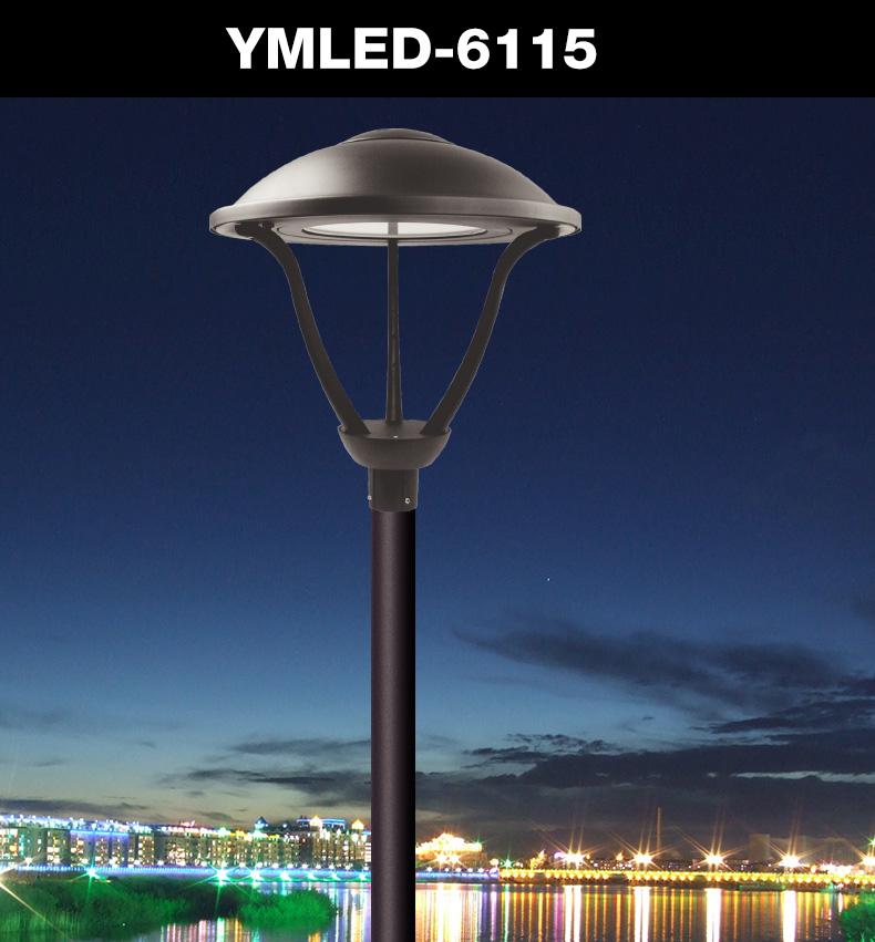 China factory 5 years warranty CE certificate IP65 LED lamp source garden post top fixture light