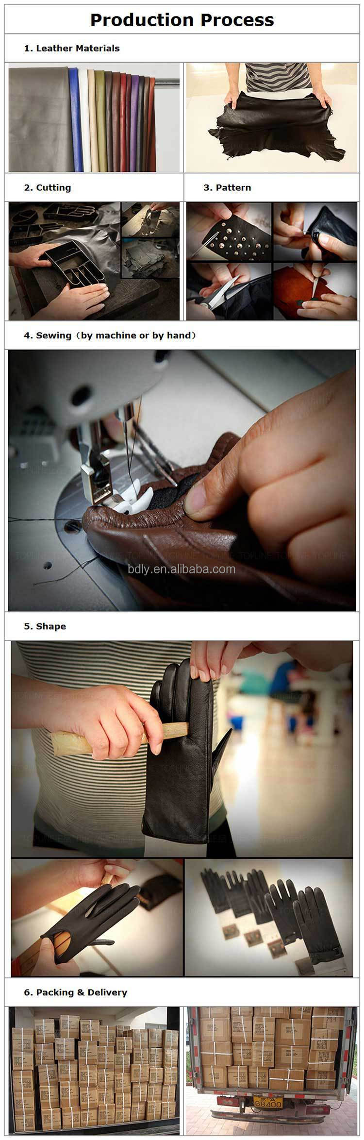 メンズレザーハーフフィンガー手袋を駆動スナップボタン付きの穴とナックル仕入れ・メーカー・工場