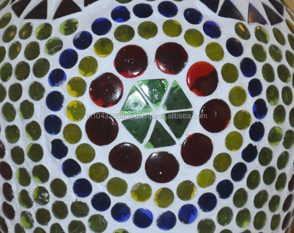 インドのハンドメイドビンテージ装飾照明ガラスの天井のランプ、 卸売業者の装飾的なガラスのペンダントランプ問屋・仕入れ・卸・卸売り