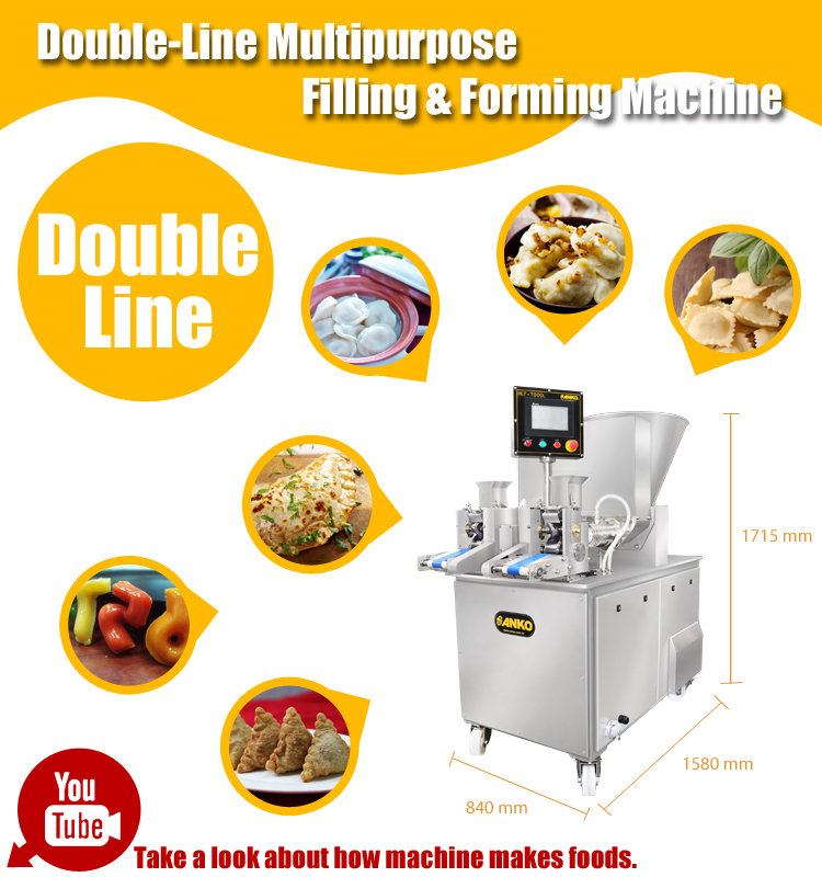 Anko Large Scale Making Filling Frozen Electric Pierogi Maker Machine
