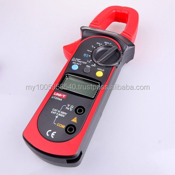 Ut204オートレンジac dcトゥーレrms自動/手動レンジデジタルハンドヘルドクランプメータマルチメータac dcテストツール仕入れ・メーカー・工場