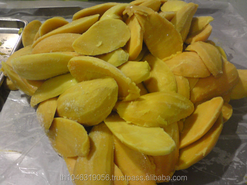 FROZEN Thai MANGO Nam Dok Mai HALF CUT