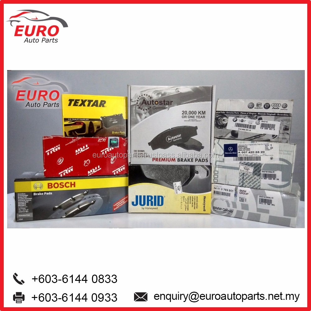 Euro Car Brake Pads Parts For Audi Bmw Mercedes Benz