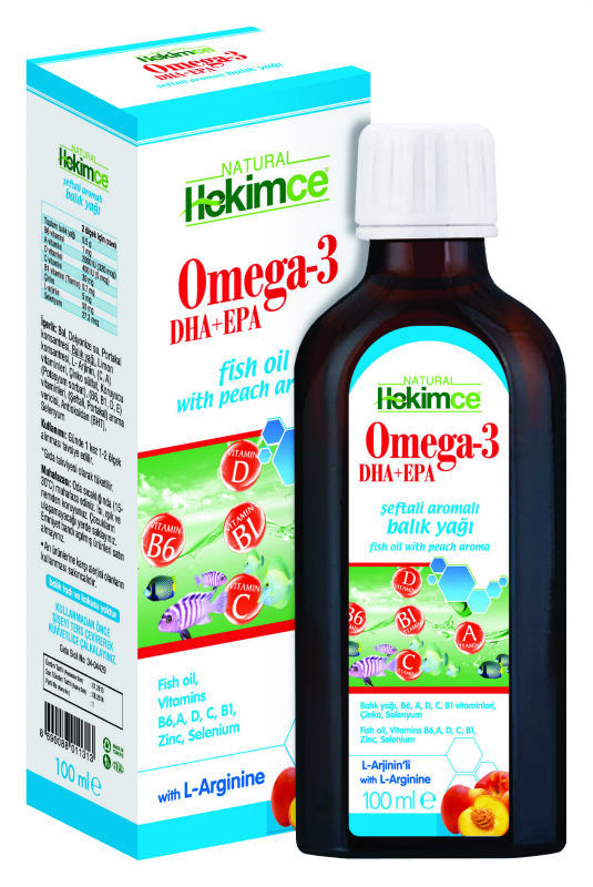 オメガ3魚油シロップ100ml子供のための自然なバイタル桃風味健康栄養食品サプリメント問屋・仕入れ・卸・卸売り