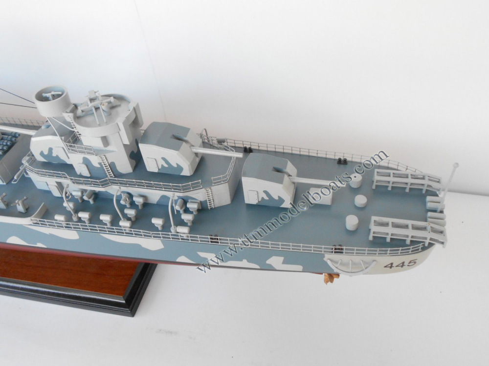 迷彩ussフレッチャー( dd/dde- 445) 木製の戦闘船の模型仕入れ・メーカー・工場
