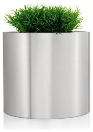 ステンレス鋼の植木鉢/庭のプランター、 ラウンド形状のフラワーポット問屋・仕入れ・卸・卸売り