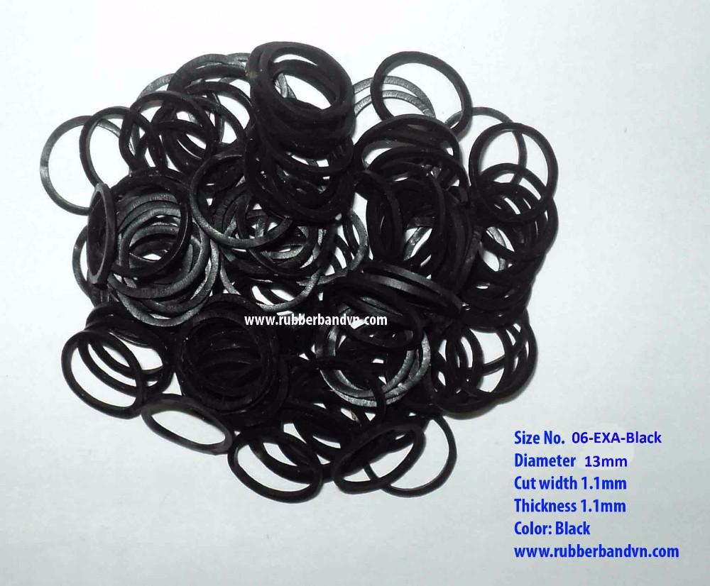 Popular Customized Black Elastic Magnetic Rubber Band Top
