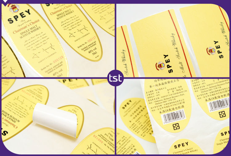 Printing Custom Sticker For Red Wine